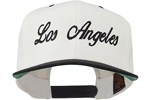 e4Hats.com Los Angeles Embroidered Snapback Cap - LA Snapback Hats for Men
