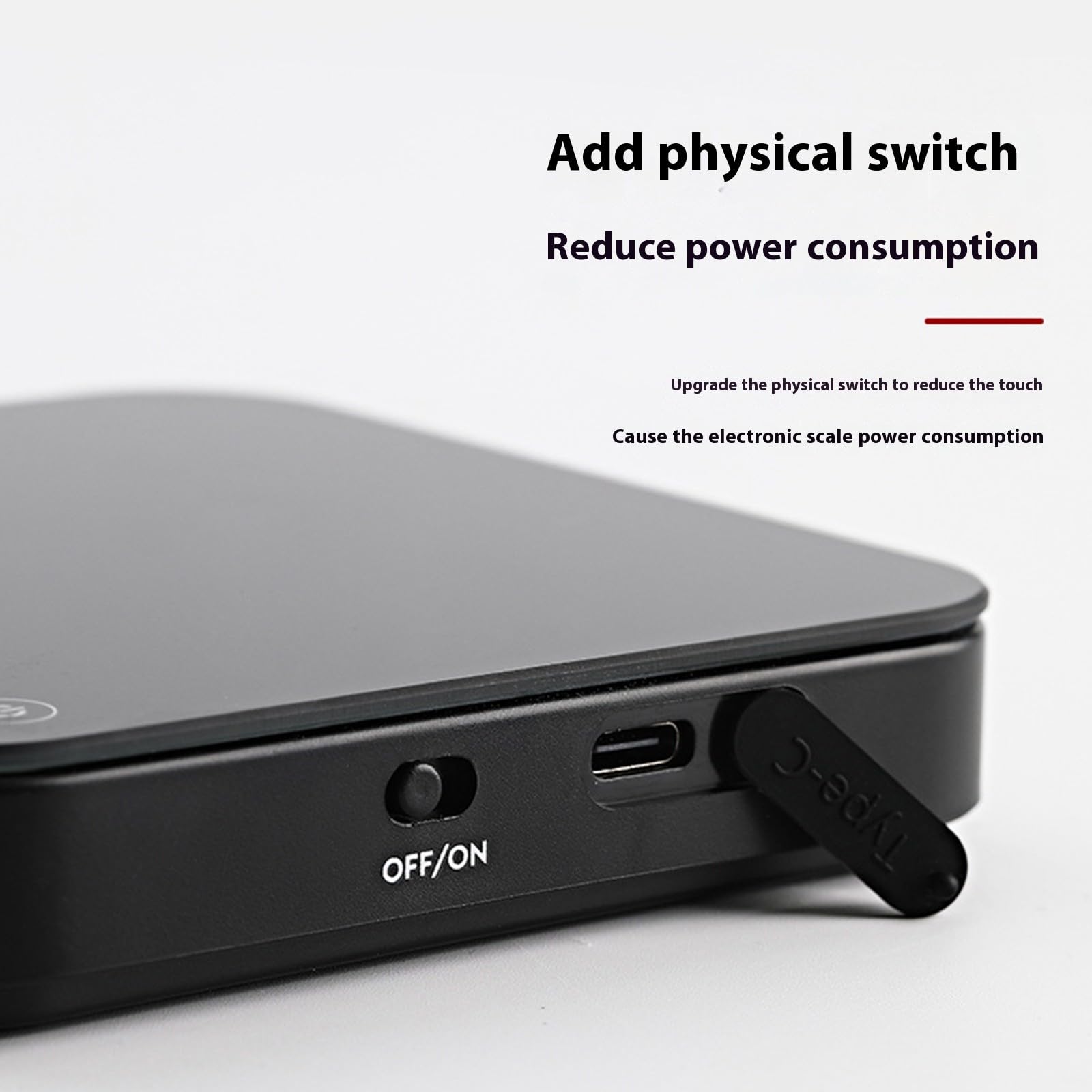 Balance de cuisine miniature avec batterie de 10 heures et 4 modes de mesure en verre pour la cuisson, arrêt automatique, outil de pesage de cuisine