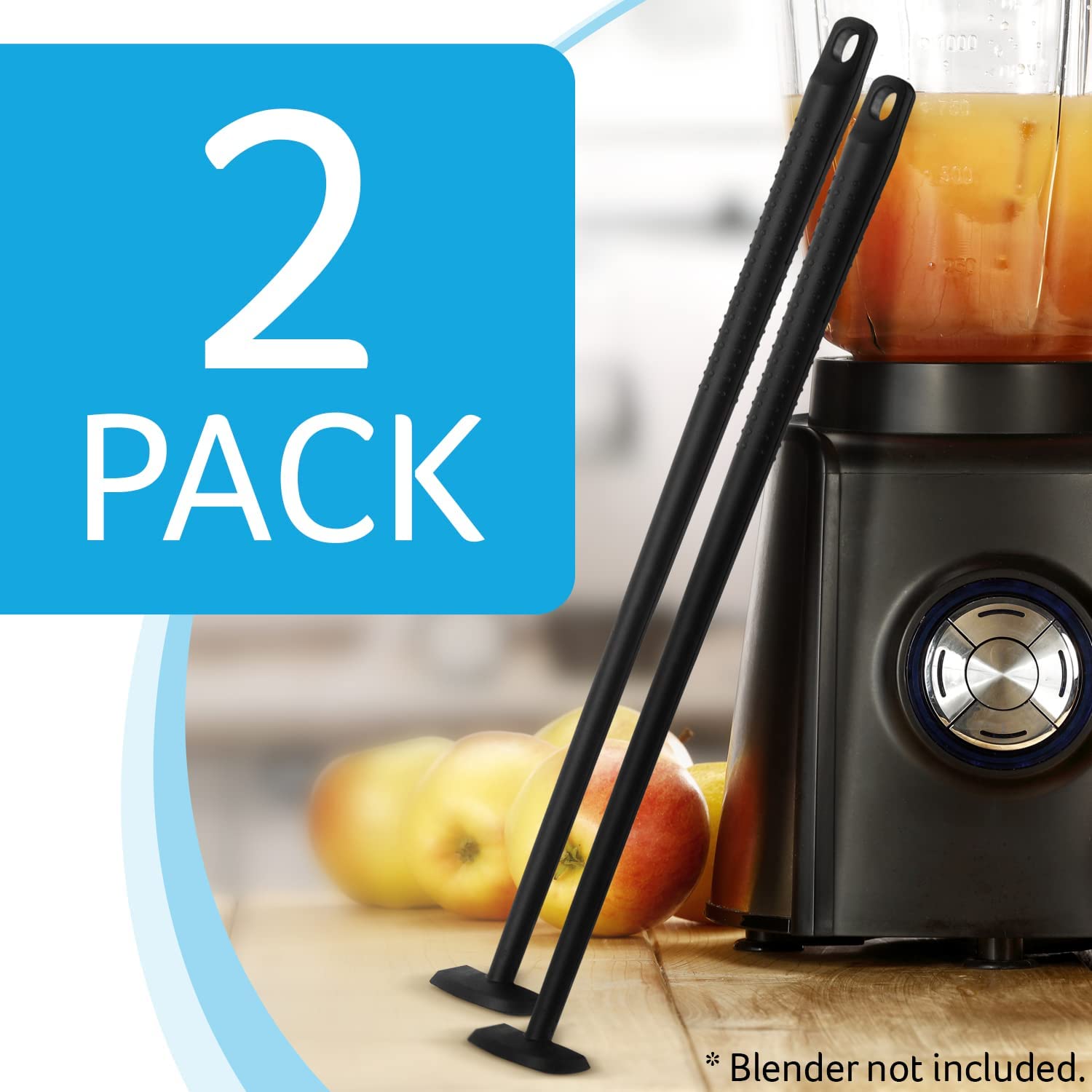 Impresa SilikonSpachtel für VitamixMixer und mehr – leicht erreichbar – Pfannenwender zur Vermeidung von Lebensmittelabfällen – Impresa Spatel mit langem Griff für VitamixMixBecher – 35,6 cm