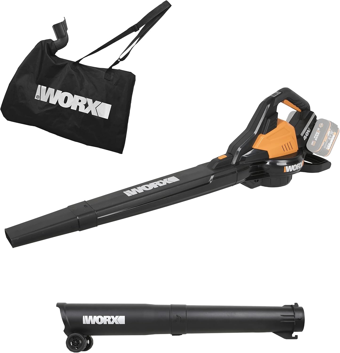 WORX WG583E.9 Soffiatore aspiratore 40 V, senza batterie e c
