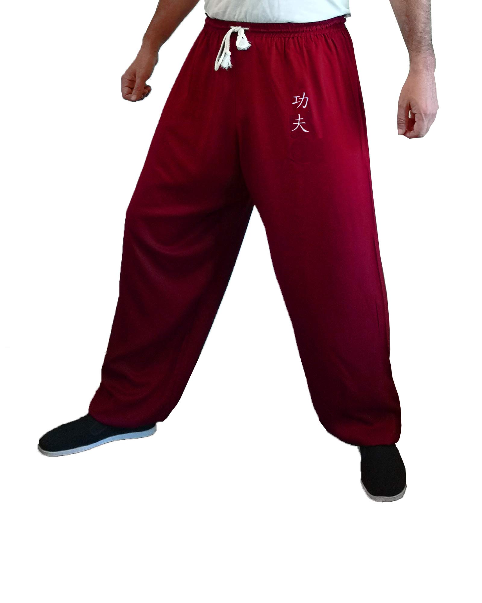 TAOKung Fu Pants Tai Chi and Wing Chun Bottoms Style for Women and Men Martial Arts Trousers Light and Smooth