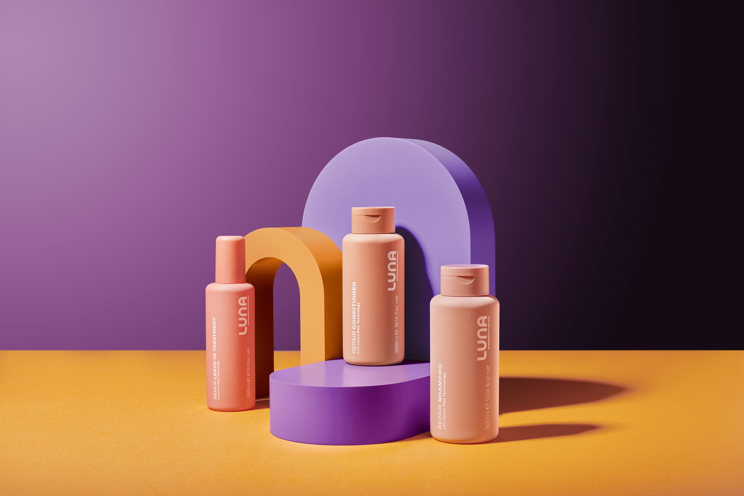 Luna Professional Haircare Repair Conditioner for Dry Damaged Hair, Reconstructing Beauty Formula for Softer Resilient Locks - Image 3