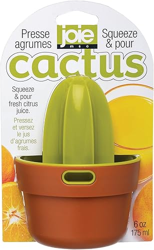 Joie Exprimidor manual de cítricos con temática de cactus