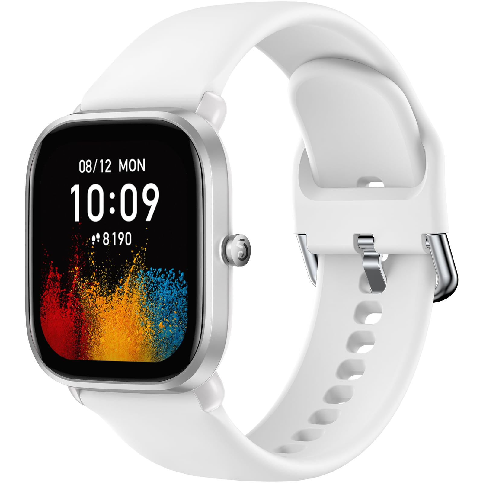 Higgs Correa 20mm Compatible con Amazfit Bip 3/Bip 3pro/Bip S/Bip S Lite/Bip Lite/Bip U pro/Correas Amazfit GTS/GTS 2(2Mini)/GTS 3/GTS 4 Mini Mujer Hombre,Pulsera Suave Silicona Deportiva Blanco