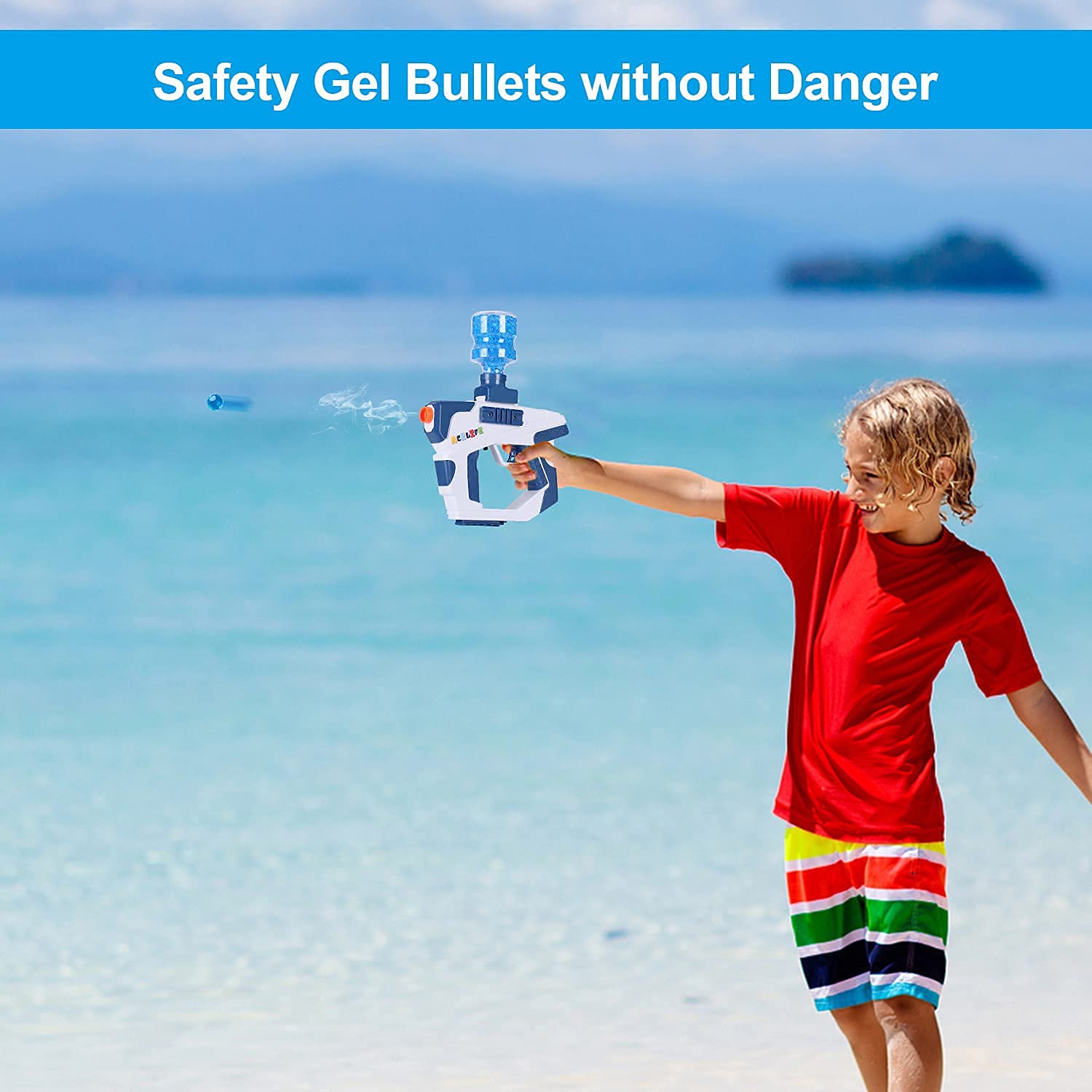 ACELIFE Gellet Blaster, Foam Blaster Water Beads Gun, Electric Toy Gun
