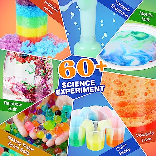 Science Kit For Kids,60 Science Lab Experiments,Scientist Costume Role Play Stem Educational Learning Scientific Tools,Birthday Gifts And Toys For 4 5 6 7 8 9 10-12 Years Old Boys Girls Kids #TOP2