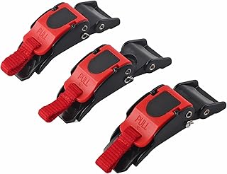 Fivela de Capacete de Motocicleta, 3 Peças, Clipe de Velocidade para Capacete de Motocicleta, Liberação Rápida, Botão de Queixo, Fivela de Tração, Bicicleta
