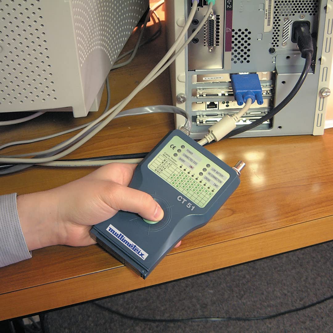 Testeur de câbles Multimetrix CT 51 réseau, télécommunication | Testeur de cables informatiques et téléphoniques - Multimetrix
