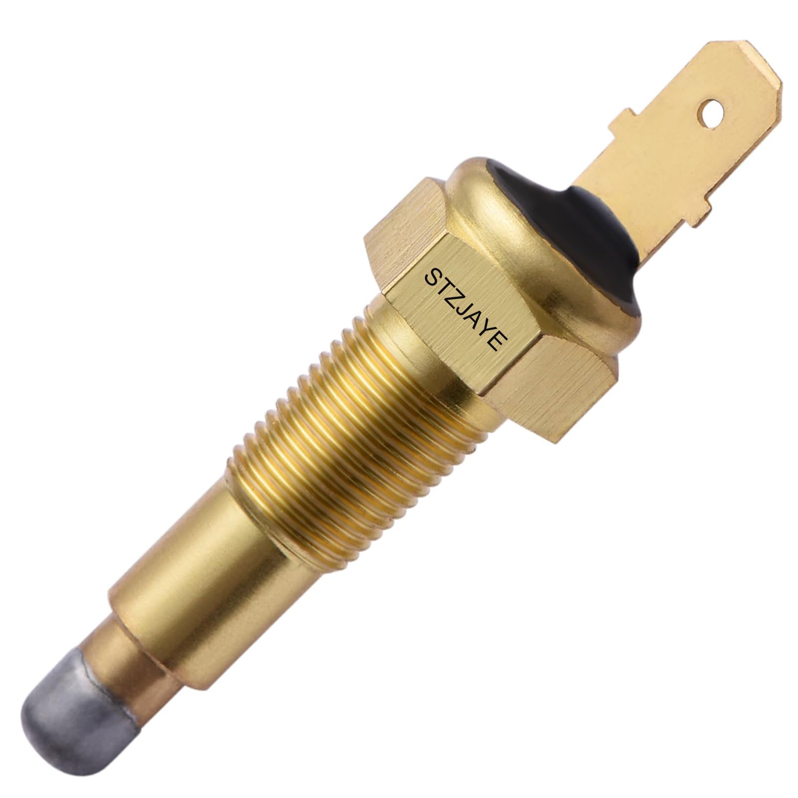 STZJAYE Ground Thermostat Switch 1/8" NPT,180'F On - 165'F Off Thread-in Electric Radiator Cooling Fan Coolant Temperature Sensor for Automotive Cars