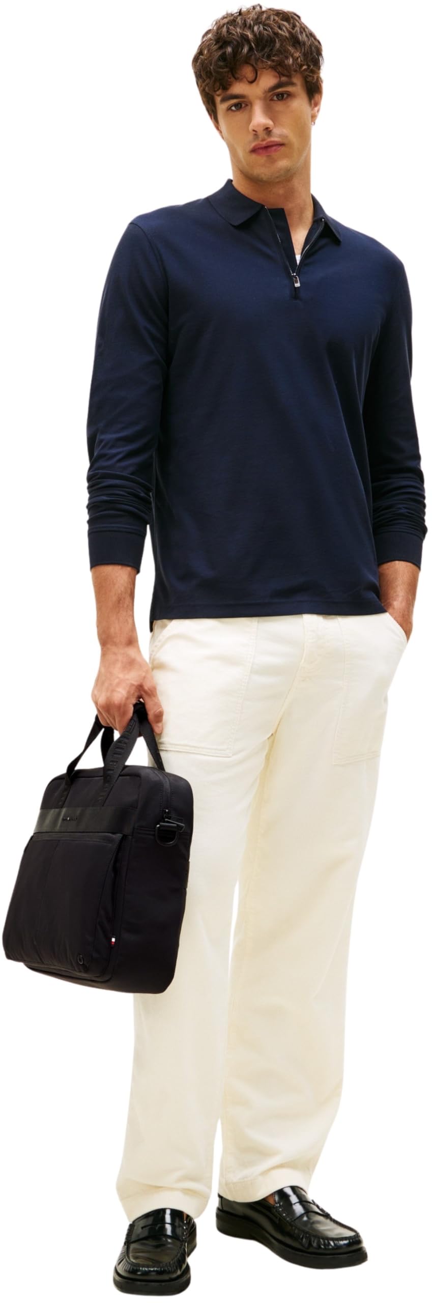 Tommy Hilfiger TH COMMUTER COMPUTER BAG Sacoche d'ordinateur pour homme Noir Taille unique