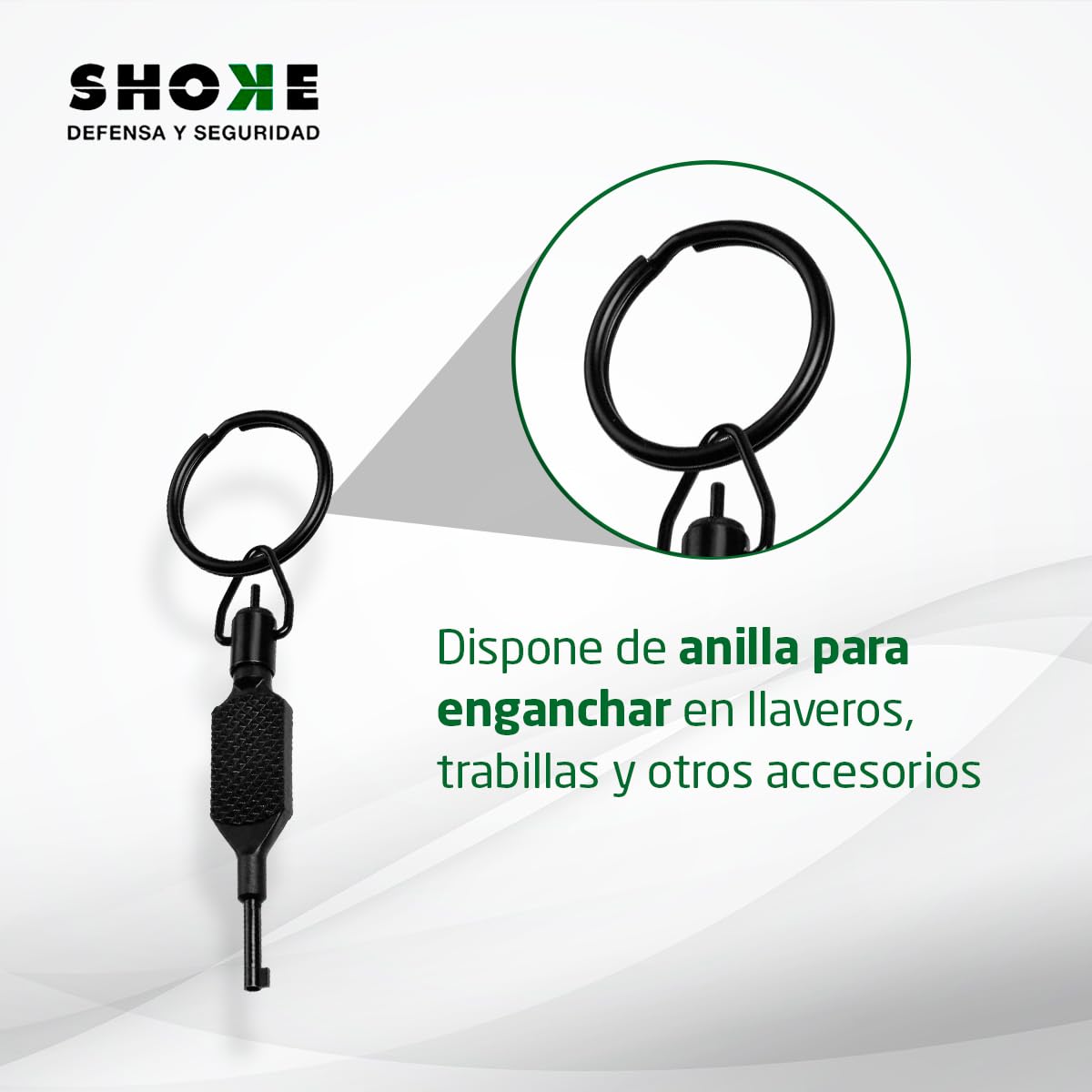 Chiave Per Manette Della Polizia Con Moschettone - Universale E Resistente, Per Uso Con Guanti - Foto 8