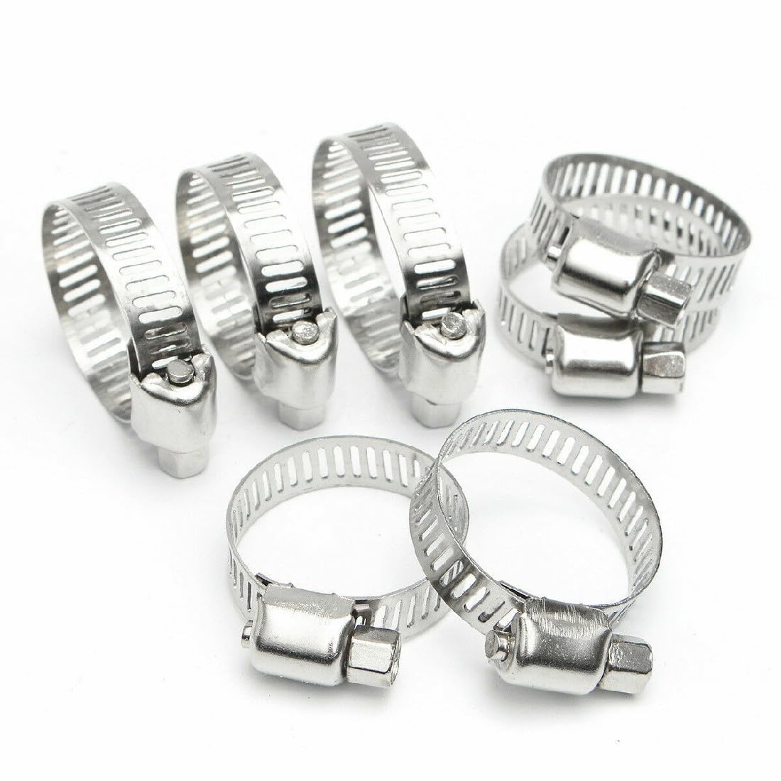 Fascette Stringitubo Metalliche 4 Pezzi - Acciaio Inox 304, Regolabili 10-16mm, Per Tubi E Cavi - Foto 6