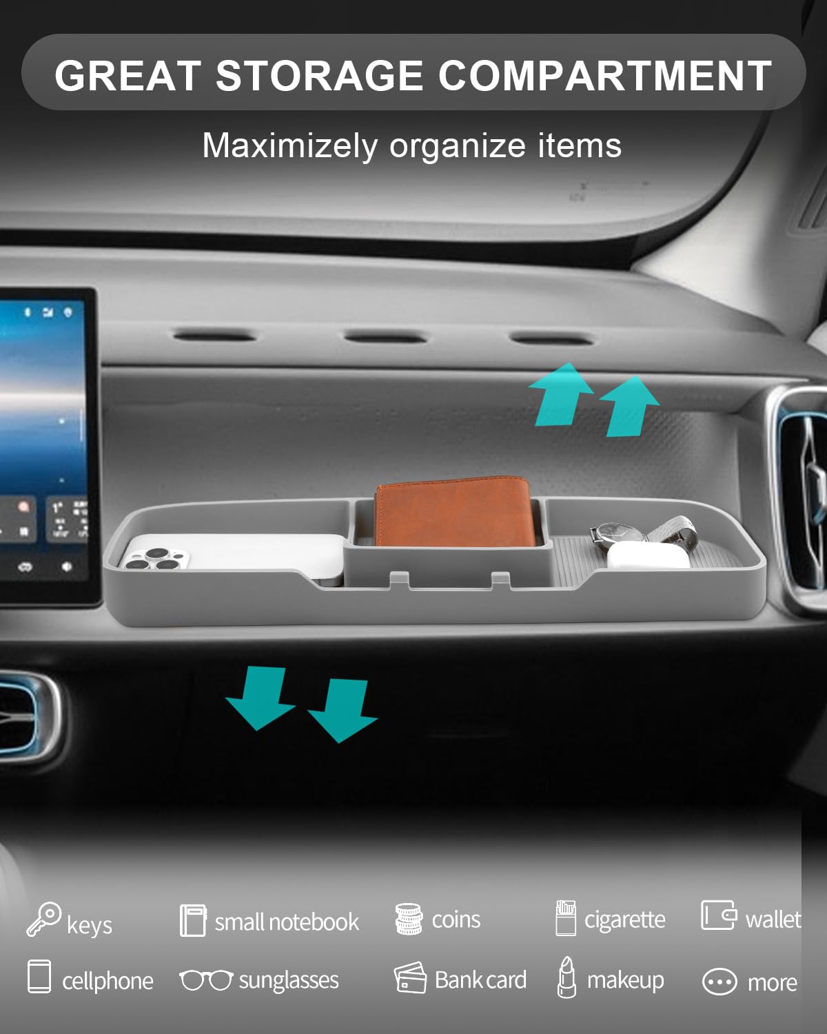 CDEFG Kompatybilny z Leapmotor b10 / Lafa 5 2026 organizer do konsoli środkowej
