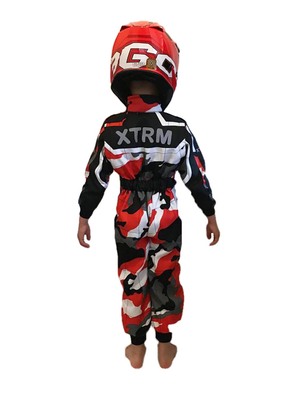 Tuta da kart per bambini, per bambini, motocross, quad, MX fuoristrada, go-kart, ATV, MTB, BMX, enduro, per bambini, sport, corsa, dirt bike, salto, tuta intera