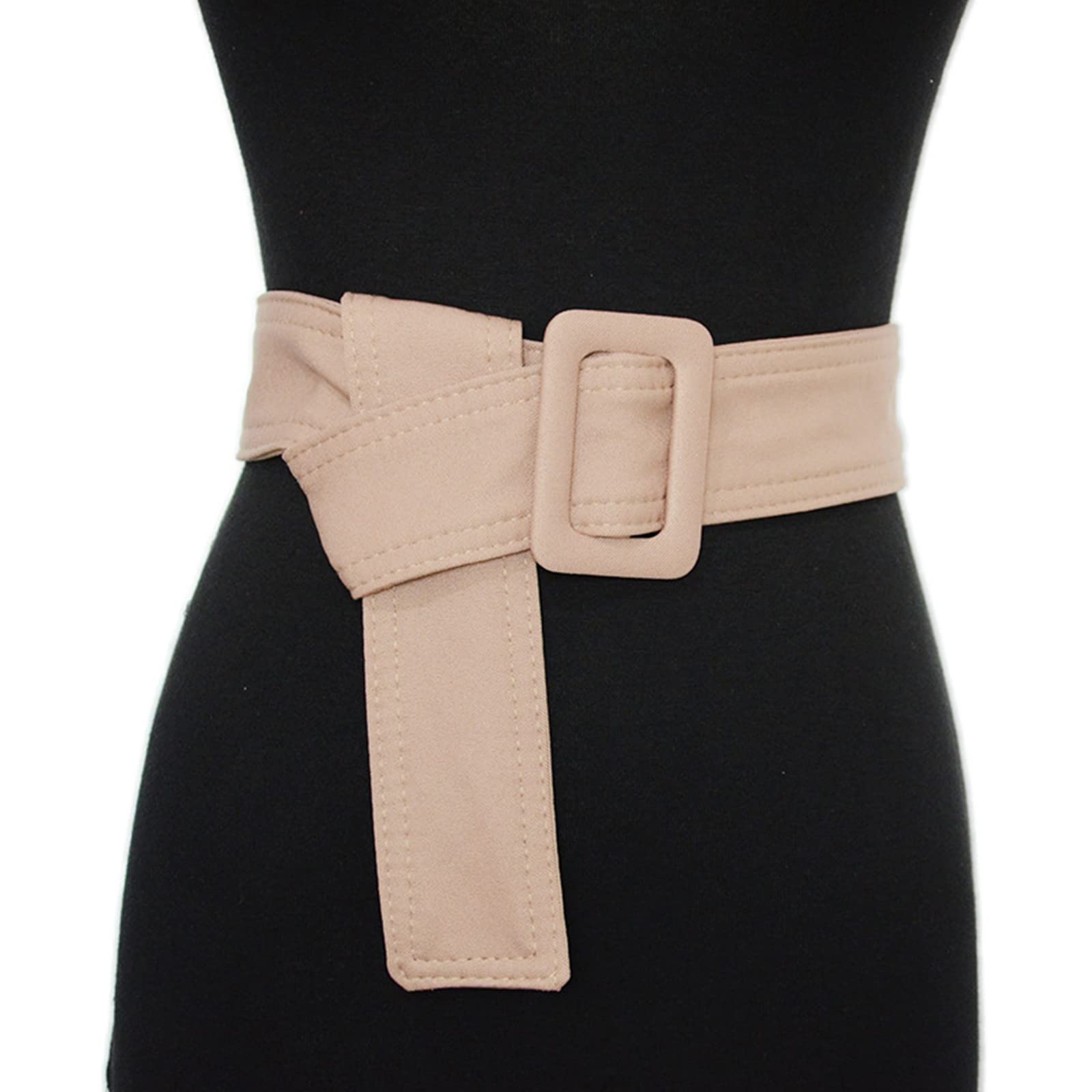 BELOWSYALER Women Trench Coat Belt,Wide Waist Belt 
