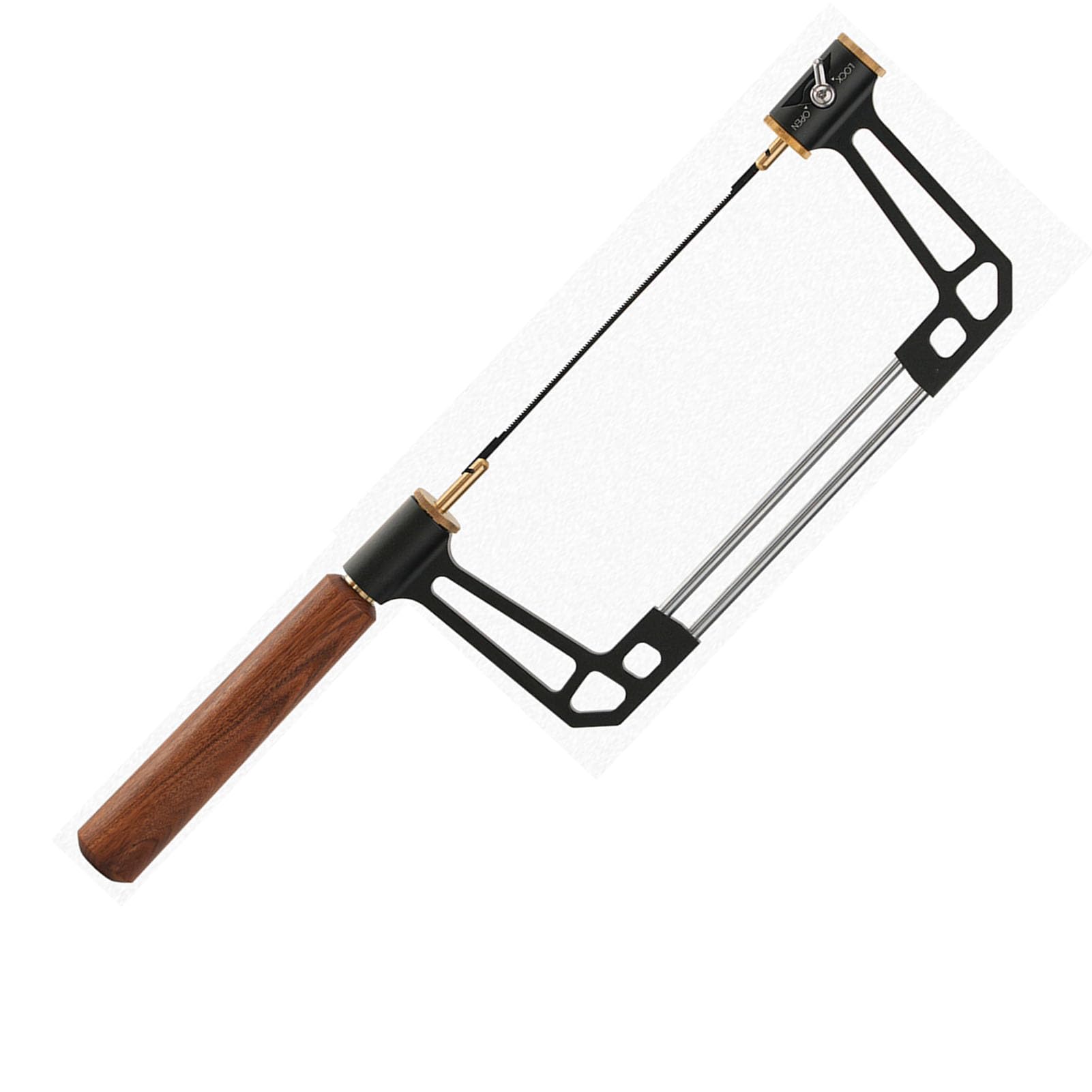 Sierra de Calar con de Aleación de Aluminio, Hojas de Acero de Alta Velocidad para Carpintería, Agarre Cómodo para Manualidades