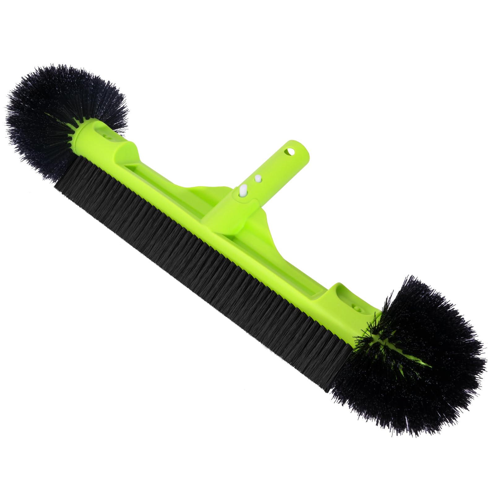 Sepetrel 20" Wide Pool Brush Head for Cleaning Walls,Inground/Above Ground Swimming Pool Scrub Brushes with Round Ends