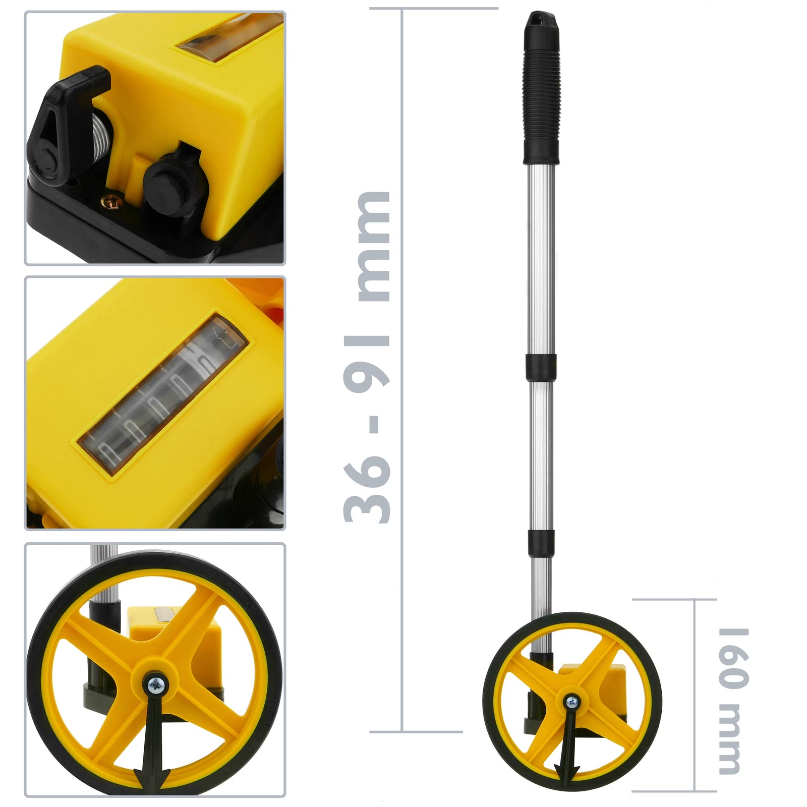 Ruota Di Misurazione Digitale Pieghevole - Per Costruttori, Agricoltori, Misure Stradali - Foto 10