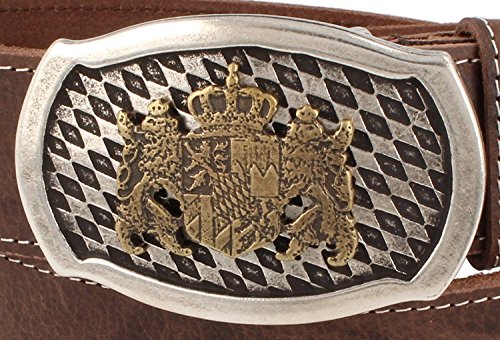 Trachtenkönig Cintura originale unisex con stemma