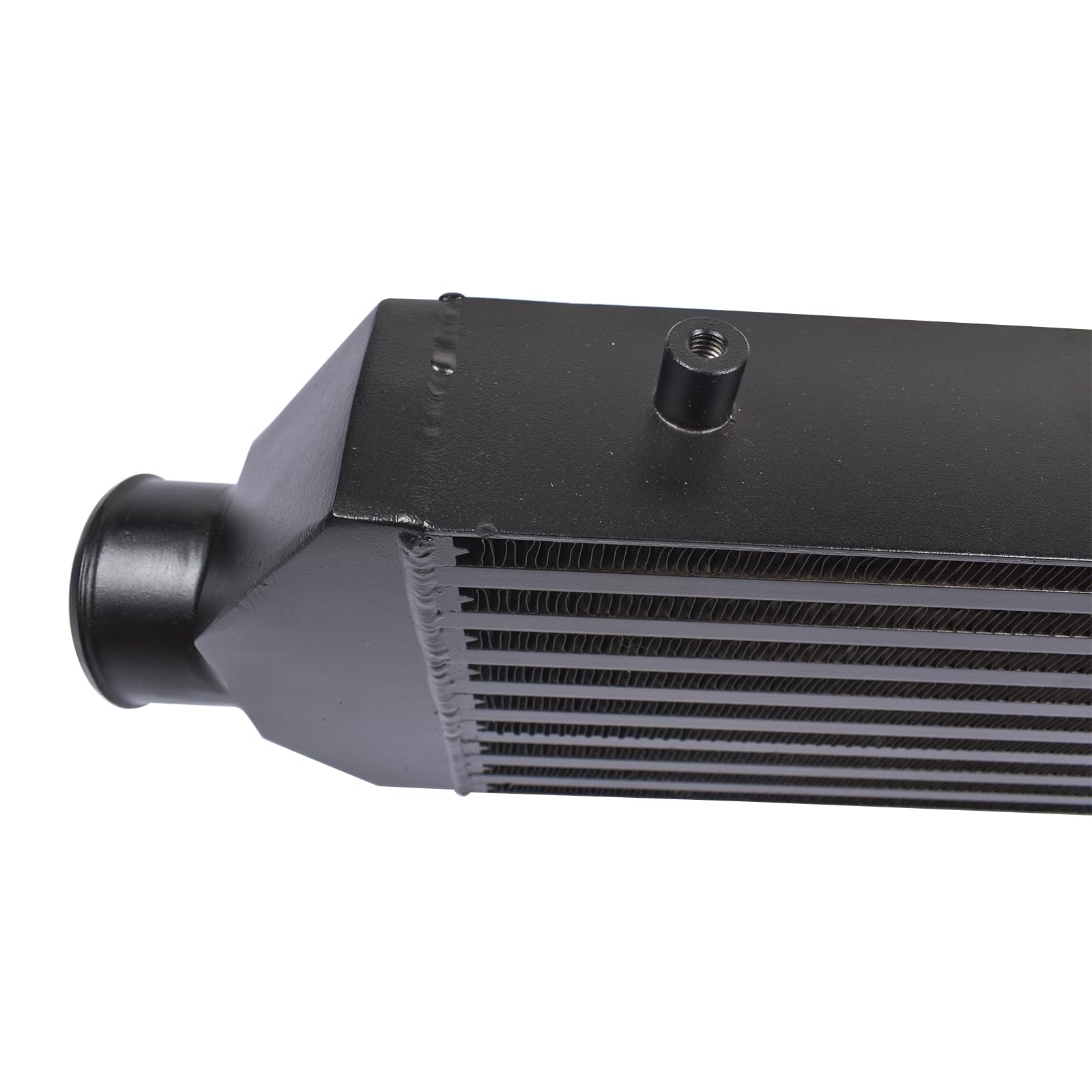 Kit de enfriador de aire con soporte frontal negro Kit de intercooler compatible con Golf MK4 A3 8L Leon 1.9TDI 1998-2005