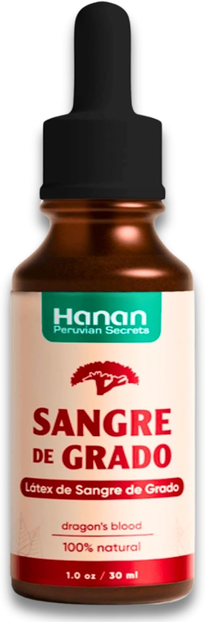 Dragon's Blood 1oz - 100% Natural Croton Lechleri Tree Sap Resin - Wildcrafted Sangre de Grado from Peru