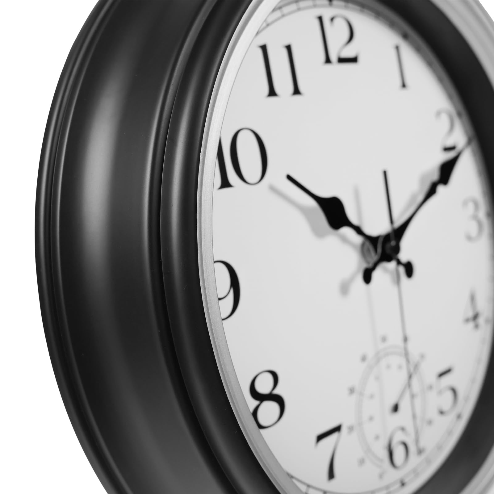 Schiefer-Effekt Garten Wanduhr & Thermometer Un Produktbild-Vorschau 6