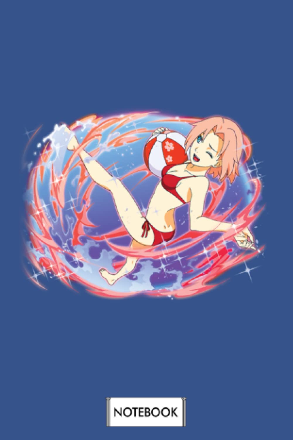 Haruno Sakura Ecchigrill Notebook: Diary, Planner, Matte Finish Cover, Journal, 6x9 120 Pages, Lined College Ruled Paper