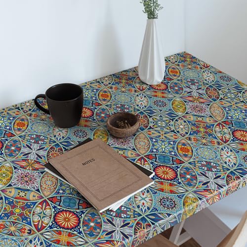 Papel pintado autoadhesivo para muebles viejos solución mate antimanchas de 100x50 cm 4
