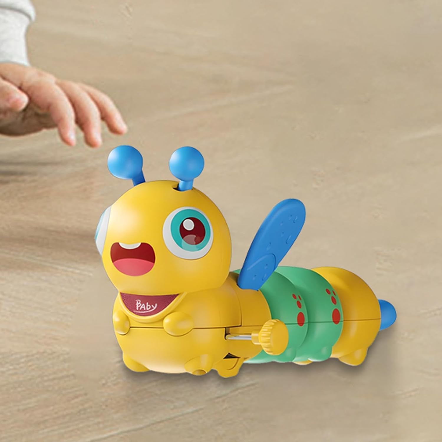 Toysbuddy Wind-Up Caterpillar Crawling Toy for Babies and Toddlers, Educational Learning Activity Toy, No Battery Required - Image 8 thumbnail