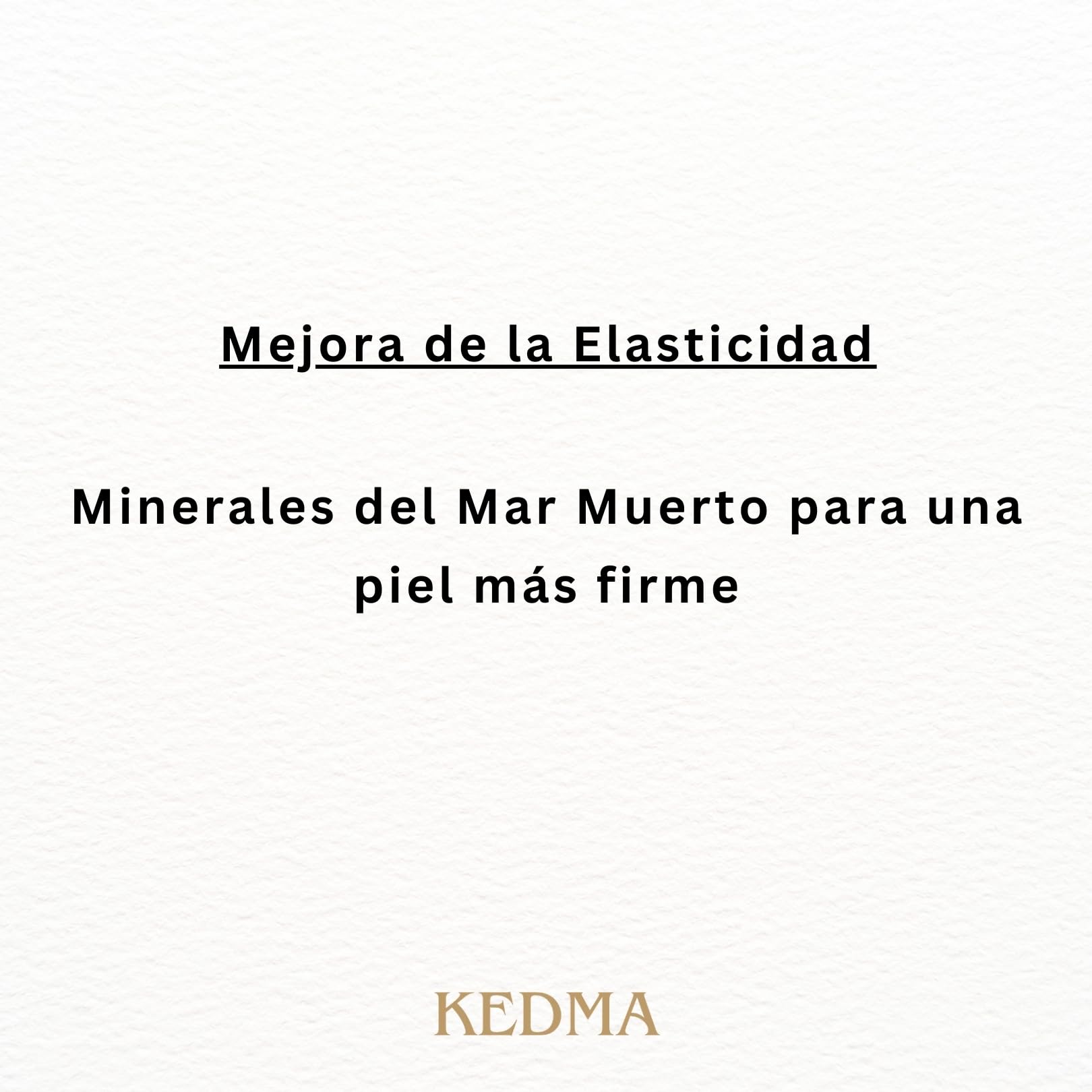KEDMA - Crema Facial con Colágeno y Minerales del Mar Muerto - 50g