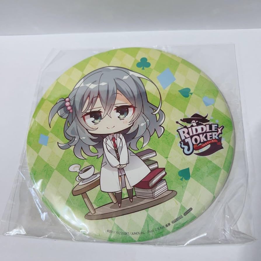 ゆずそふと　RIDDLE JOKER　式部茉優　缶バッジ ゆずソフト RIDDLE JOKERリドルジョーカー 式部茉優 缶バッジ