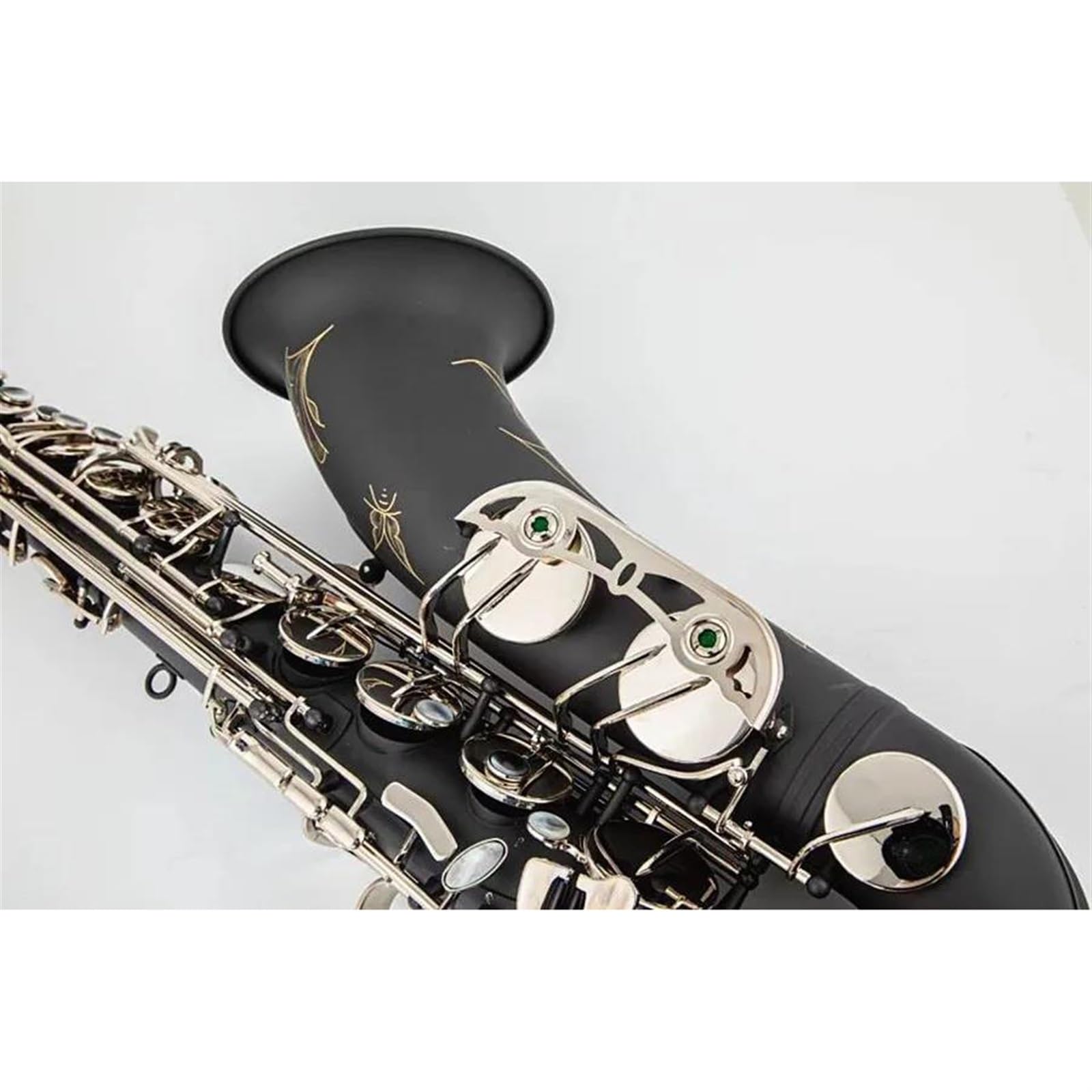 Saksofon Saksofon Tenorowy B Flat Black Profesjonalny Instrument Muzyczny Grający Na Saksofonie Z Etui