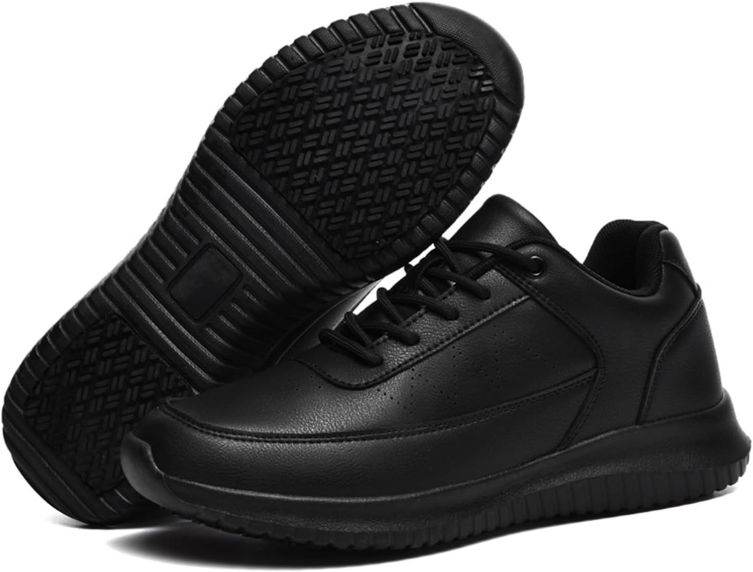 Non Slip Work Shoes for Mens Slip Resistant Chef Shoe Breathable Walking Zapatos Trabajo Lightweight Sneakers Food Service Chef Kitchen Restaurant