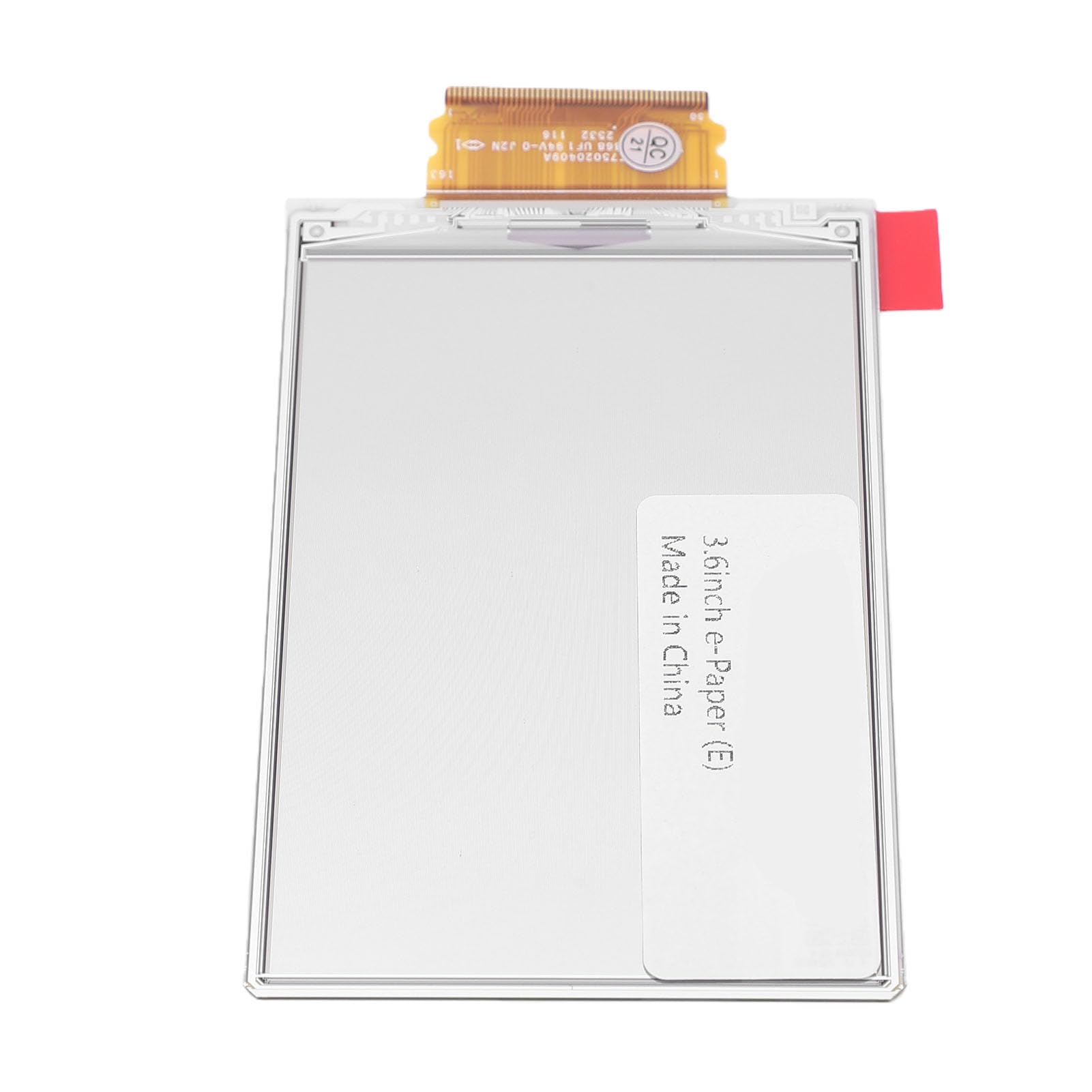 Cocoarm Pantalla de Papel Electrónico de 3,6 Pulgadas, Pantalla de Tinta Electrónica a Todo Color 600 X 400 Píxeles con Interfaz SPI, sin Placa de Controlador, ángulo de Visión Amplio de bajo