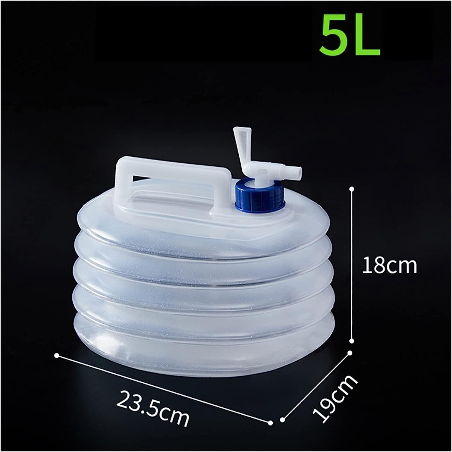 LEVINE Plastic Water Storage Tank,Portable Water Tank, 3PCS Collapsible Water Storage Containers5L/10L/15L Camping Water BucketPortable Folding Water JugEmergency Water Storage Bag for (Size : Mixed)