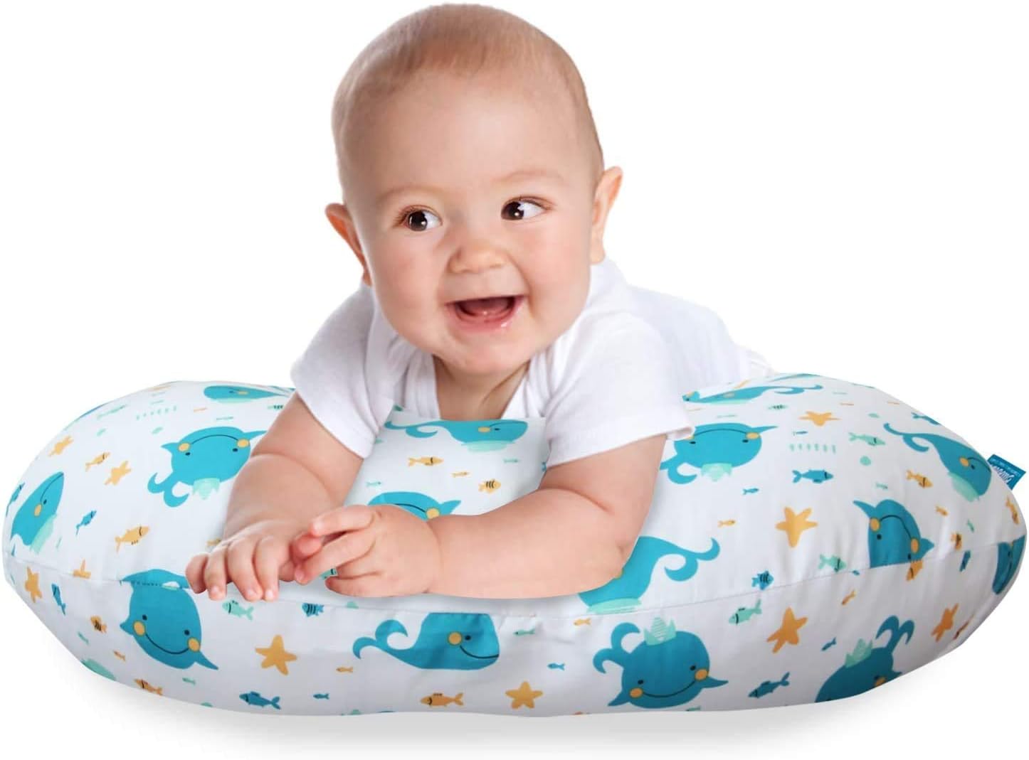 Nursing Pillow Cover 2 Pack for Breastfeeding Pillow, Ultra Soft and Cozy Nursing Pillow Slipcovers, Snug Fits Boppy Pillow, Great, Perfect Newborn Gift, Best Choice for Mom or Baby