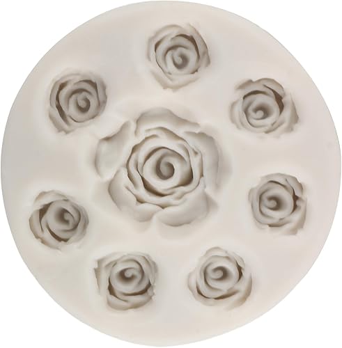 Miniatura 5 de Moldes de silicona para tartas de fondant, margarita, rosa, crisantemo y mini flores para decoración de pasteles de flores, decoración de cupcakes,