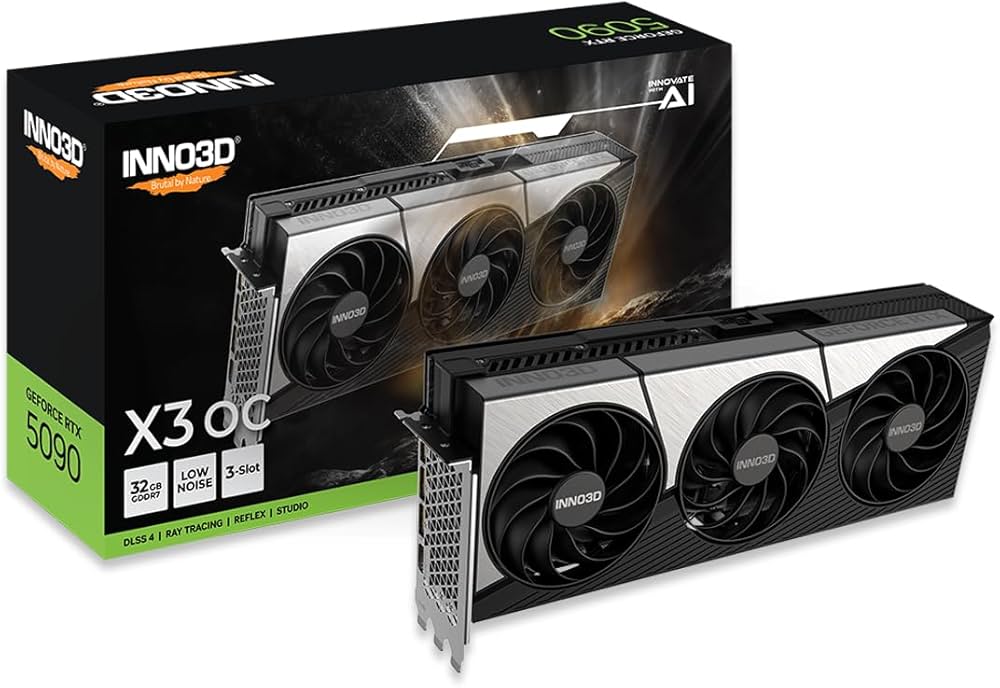 Amazon | INNO3D GeForce RTX 5090 X3 OC N50903-32D7X-17593928
