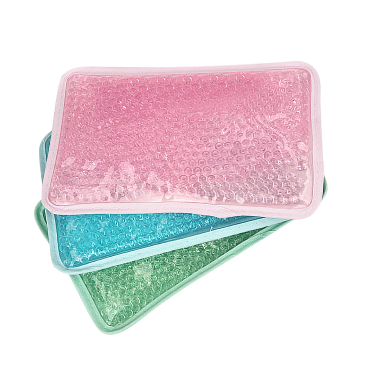 Impacco in Gel Caldo Freddo 3 Pezzi Pvc Cristallo per Vita e Schiena | Riutilizzabile, Terapia a Caldo, per Adulti e Donne, Formato Multiuso per Uso Domestico