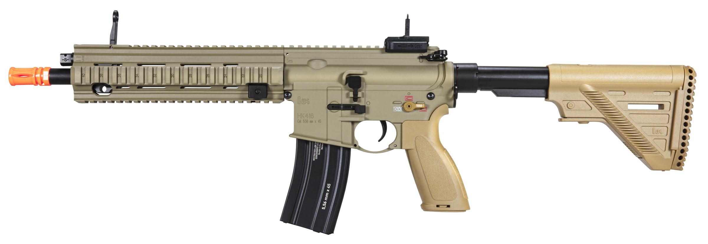 HK 416 A5 Competition Gen2 AEG Automatic 6mm BB Rifle Airsoft Gun with Built-in EyeTrace LED Tracer Unit