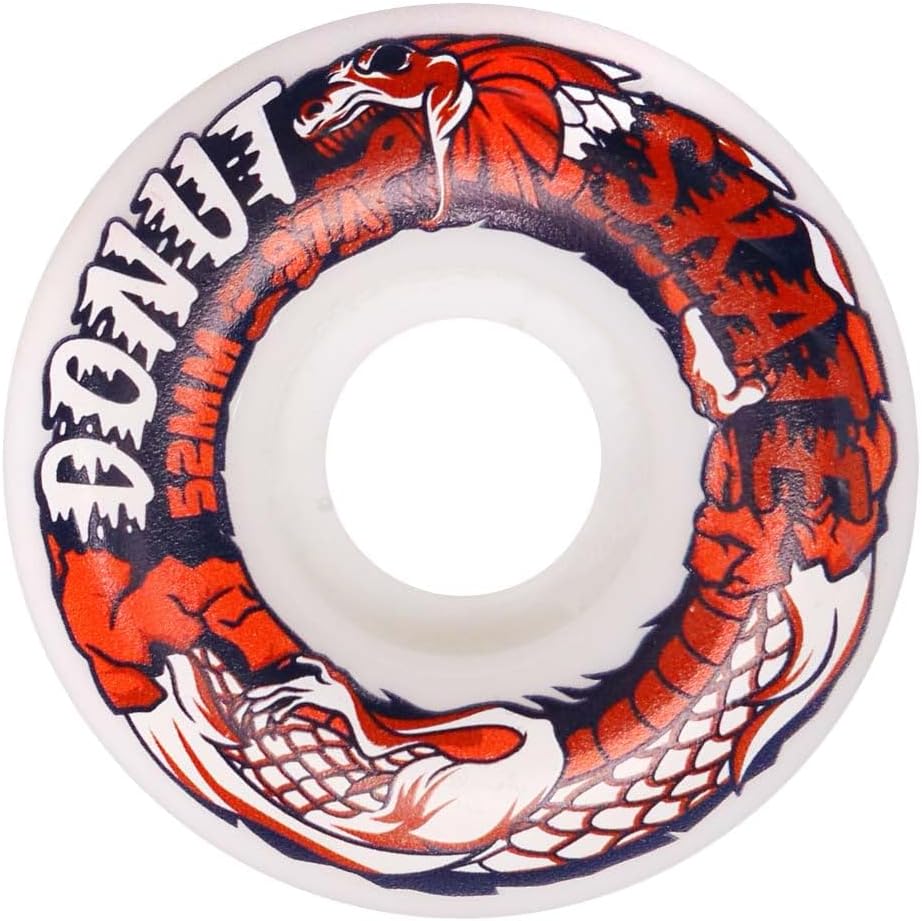 Donut Skate Co. 52mm 97a Dragon Skateboard Wheels for