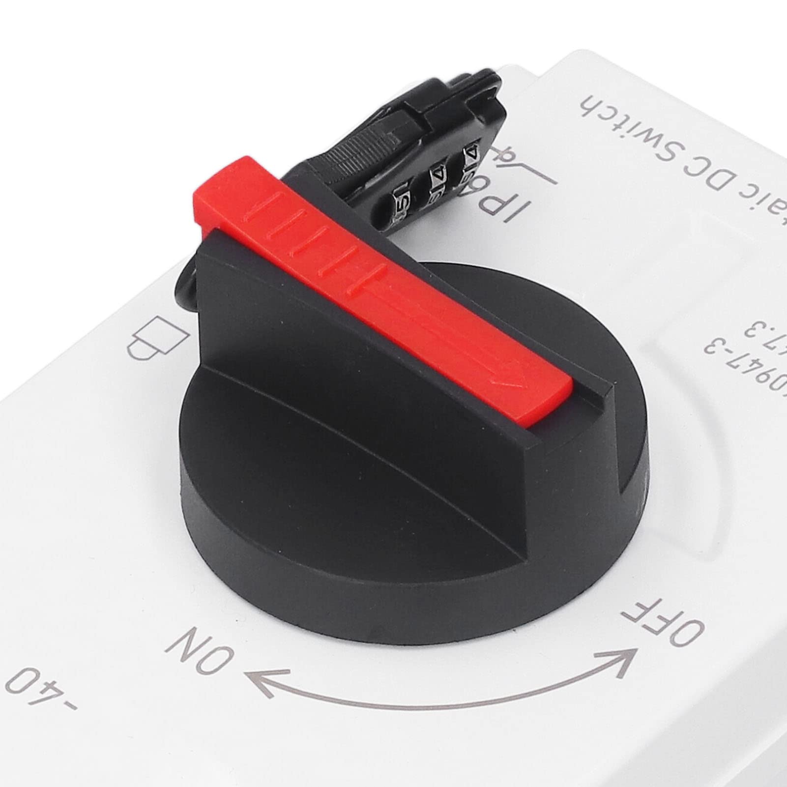 Interruttore CC Fotovoltaico DC1000V 32A, Interruttore Isolatore CC Fotovoltaico Sezionatore Isolatore IP66 Griglia di Estinzione Magnetico Impermeabile per Sistemi Solari