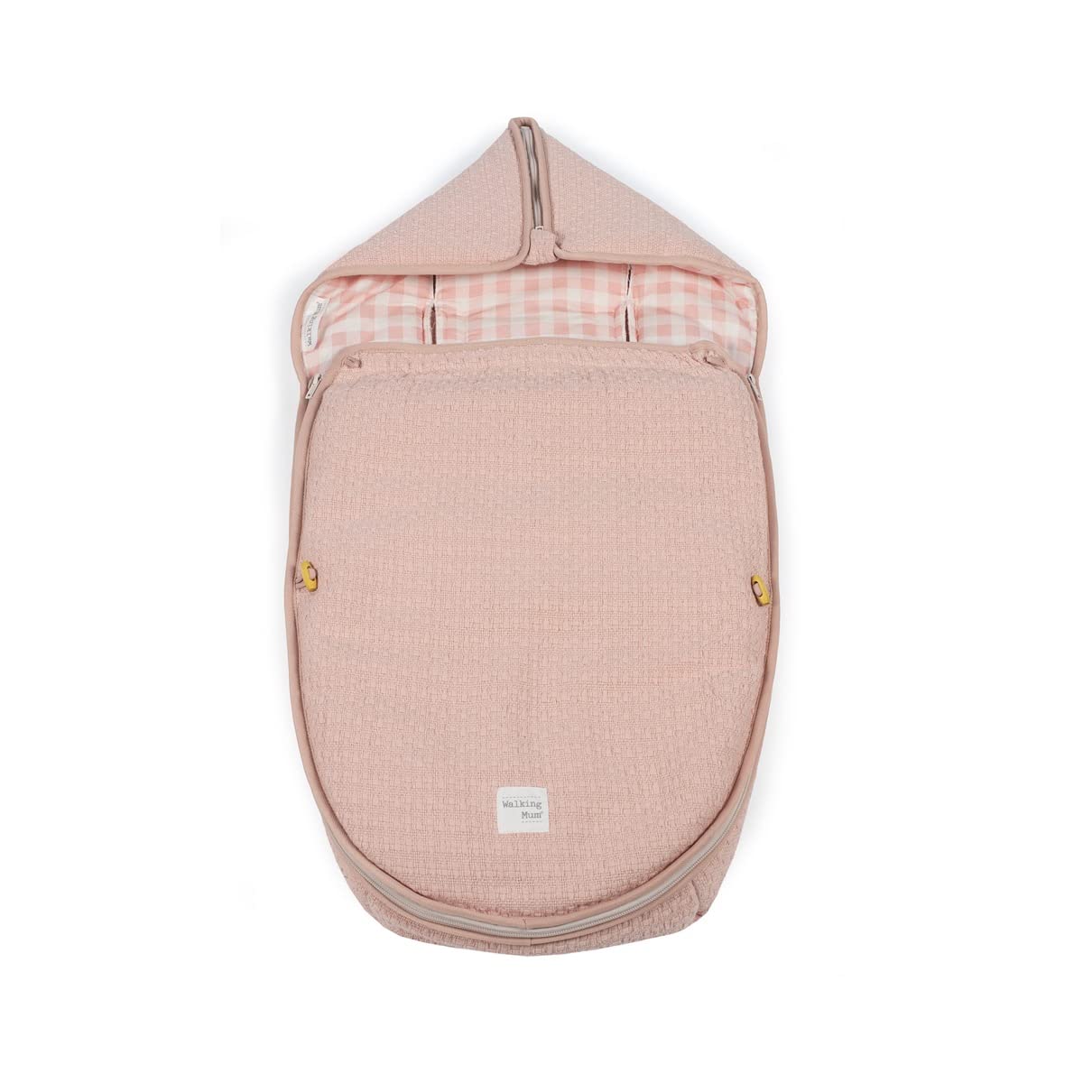 Walking Mum Saco Grupo 0 I Love Vichy. Funda Acolchada De Bebé Para Dormir. Uso Universal Y Compatible Con La Mayoría De Los Portabebés. Color Rosa. Medidas 40 X 80 Cm.