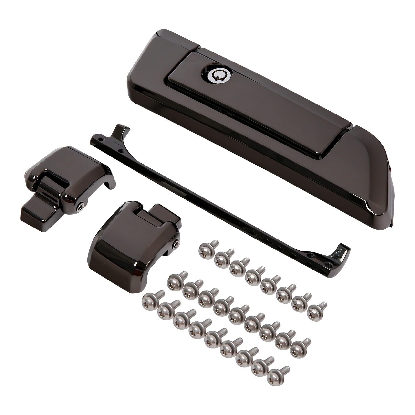 TCMT Tour Pack Trunk Hinges Latch Kit Fits For Harley Touring Models Road King Road Glide Street Glide Ultra Limited 2014-2023 Electra Glide 2014-2022 CVO Limited FLHTKSE 14-20