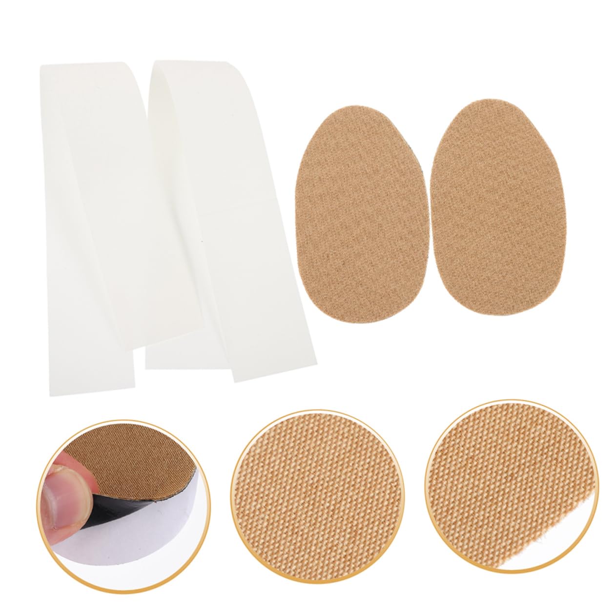 YARNOW 10 Paires Autocollants pour Oreilles De Chien Outil pour Relever Les Oreilles De Chien Kit De Positionnement d'oreille De Chiot Correction des Oreilles du Chien Tissu Non Tissé