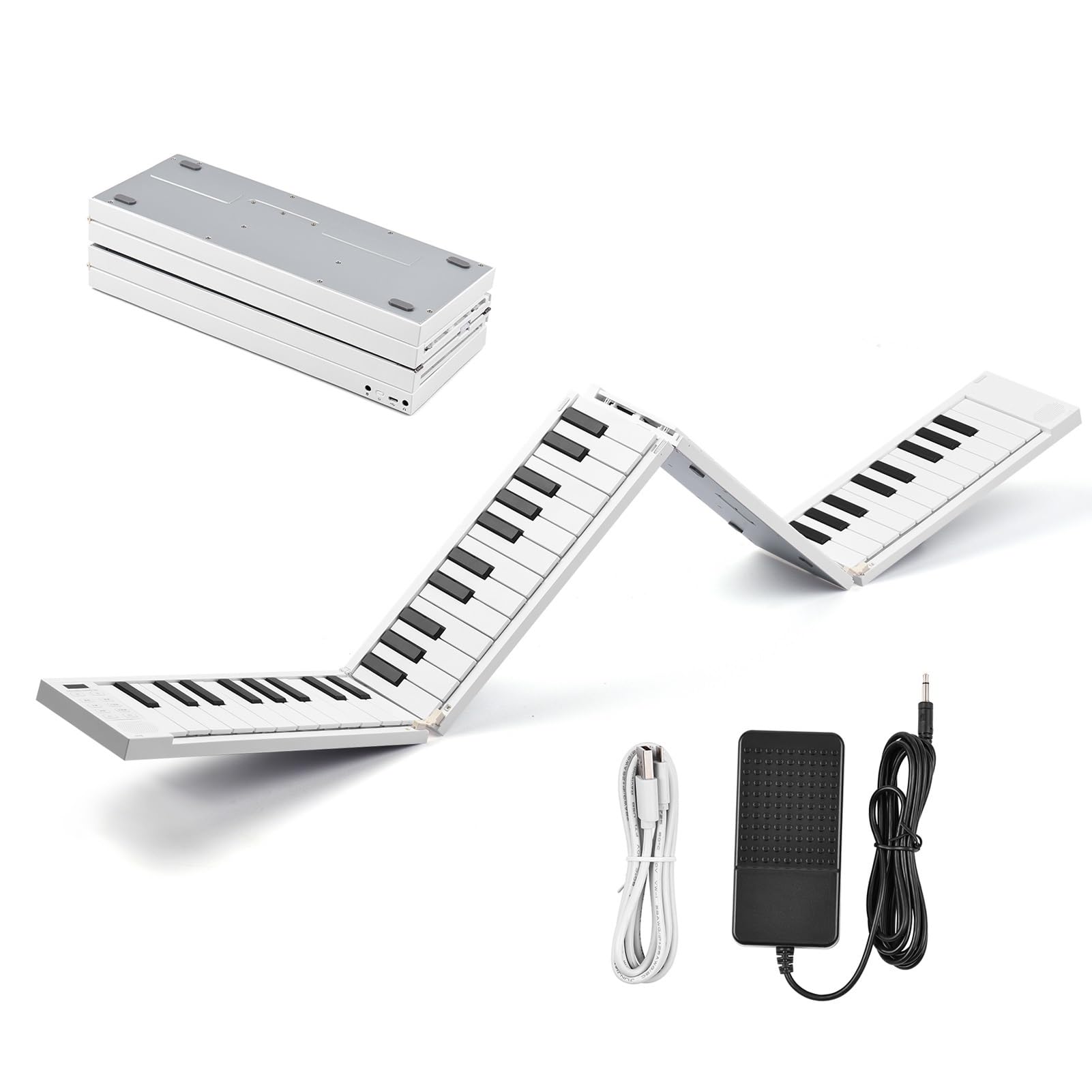 Tastiera Elettronica Professionale 88 Keye Pianoforte Pieghevole Pianoforte Digitale Tastiera Elettronica Portatile