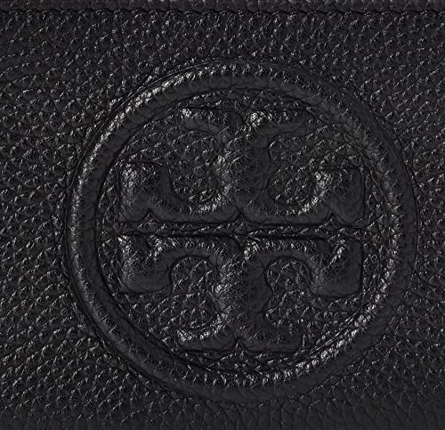 Tory Burch Perry Bombe Top-Zip Card Case, Black3
