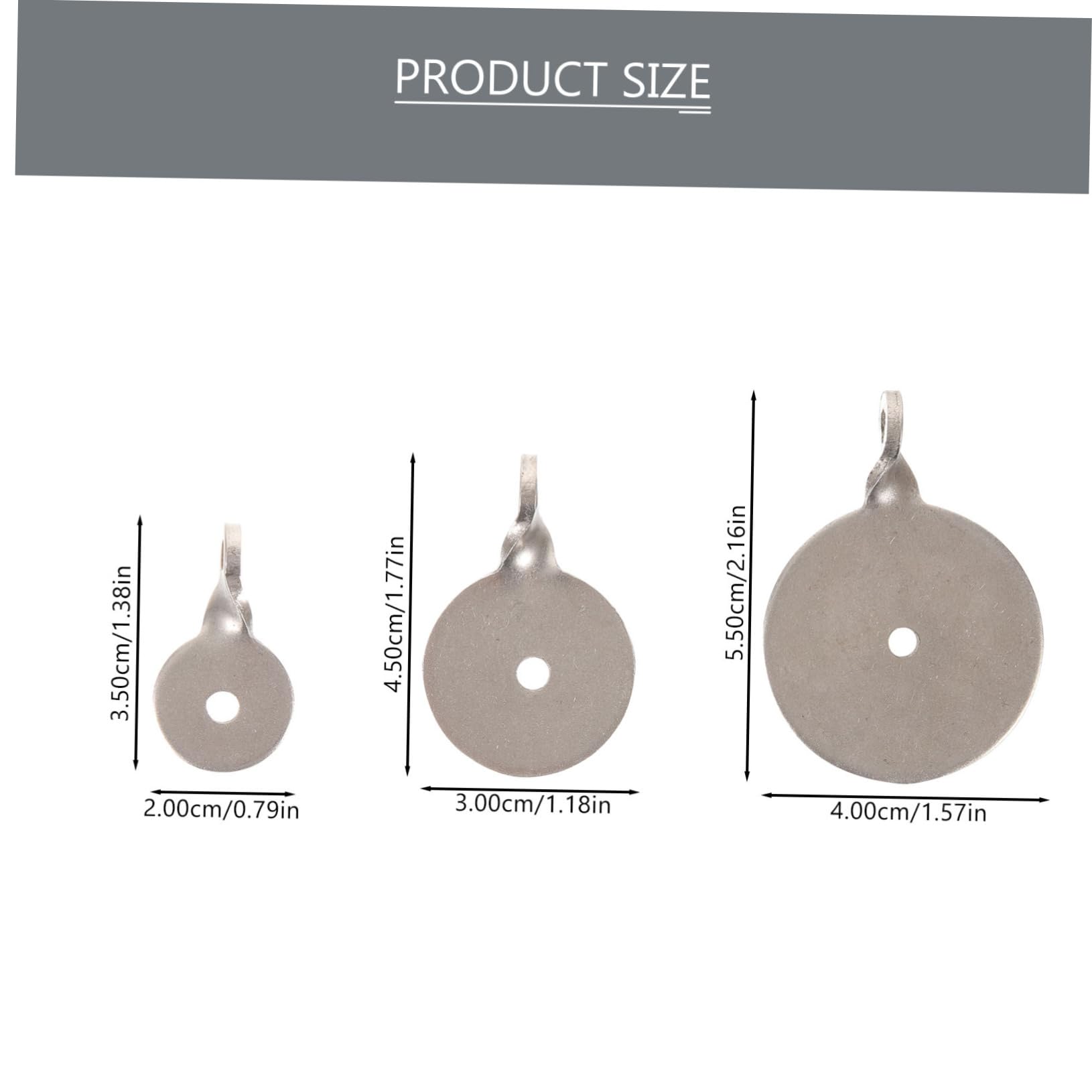 Abaodam 6Pcs Targets for Shooting Practice Durable Stainless Steel Hanging Targets with Hook Training Tools for Archery and Use Portable for