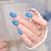 GAOY Blue Gel Nail Polish, 16ml Soak Off Gel Polish, UV Light Cure for Nail Art DIY Manicure at Home, 2453 Celestial Blue