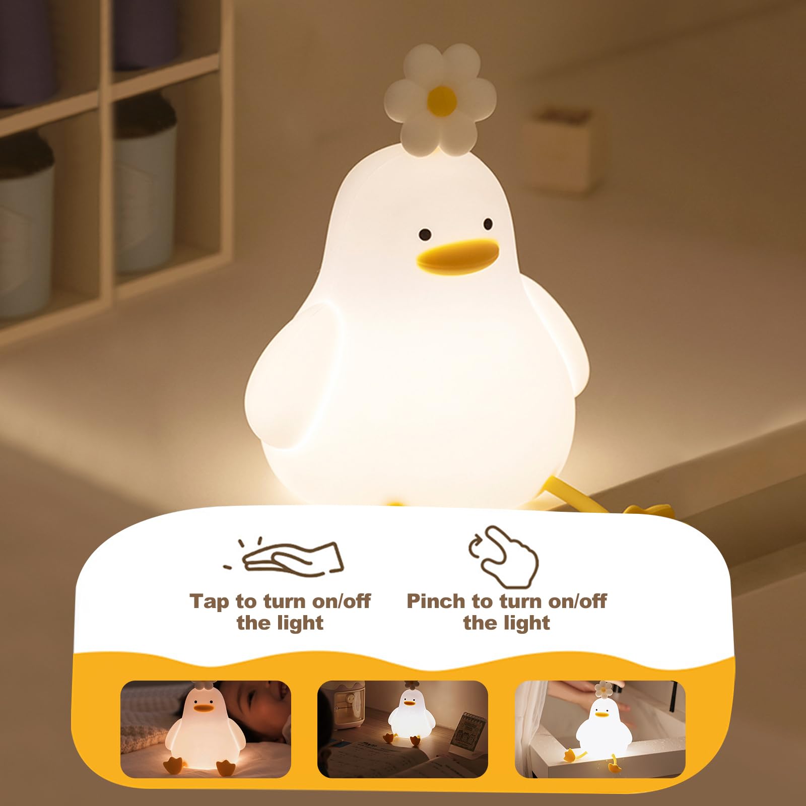 Ergocar mignon la lumière de nuit pour enfants est composée de matériaux de silicone sûrs. Peut être ajusté dans les chambres des enfants de différentes couleurs pour décorer les veilleuses.